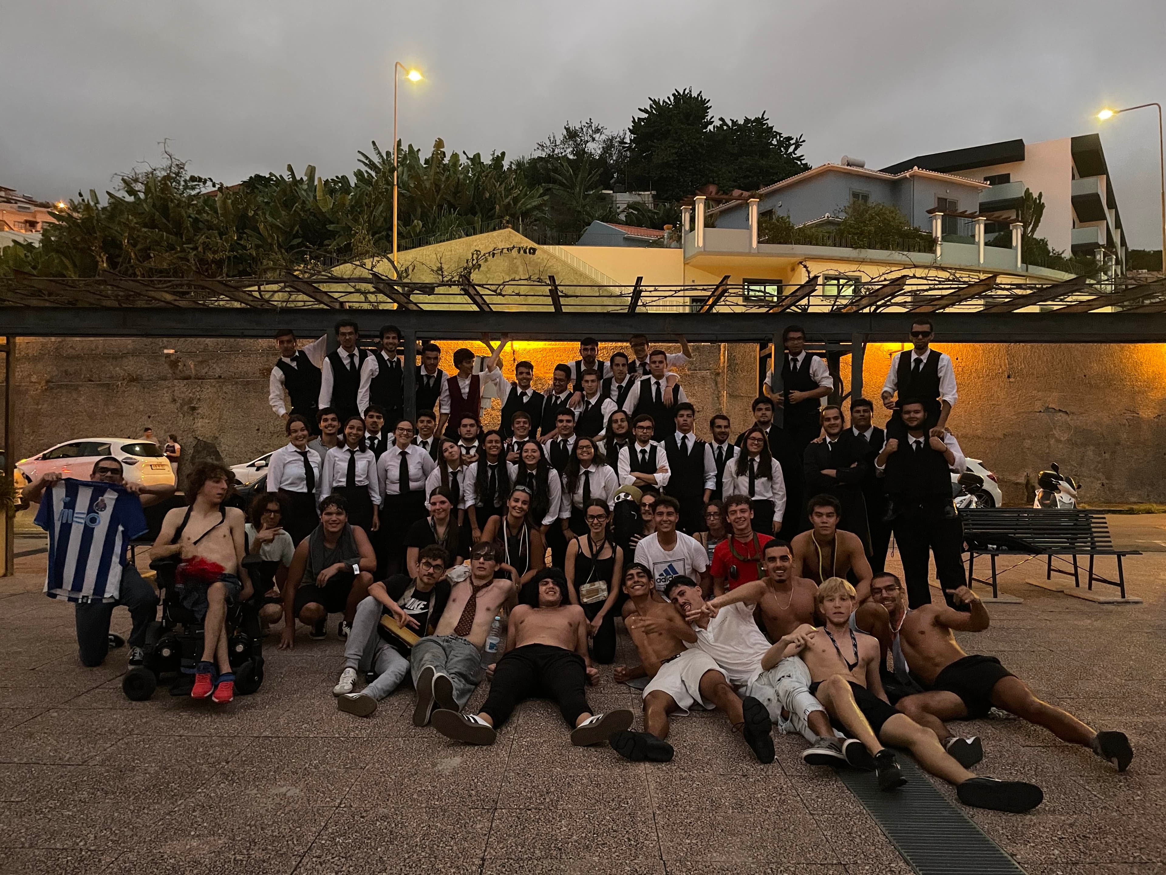 Fotografia da Praxe de Engenharias Madeiras - Em movimento