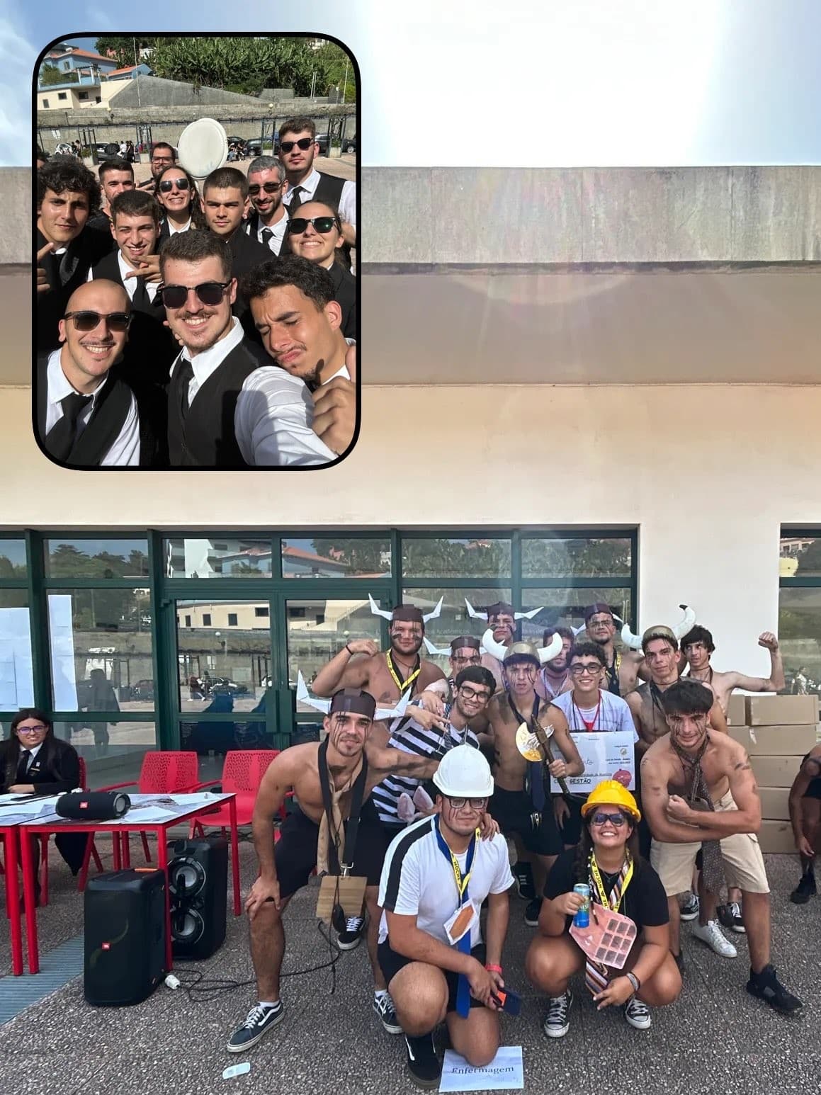 Fotografia da Praxe de Engenharias Madeiras - Momento 15